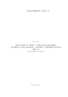 Prijedlog uvođenja ITIL okvira dobre informatičke prakse u isporuci informacija i informatičkih usluga