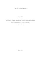 prikaz prve stranice dokumenta Tehnike za unapređenje prodaje na primjeru Poljoprivredne zadruge Cres