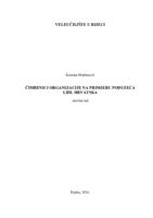 prikaz prve stranice dokumenta Čimbenici organizacije na primjeru poduzeća Lidl Hrvatska