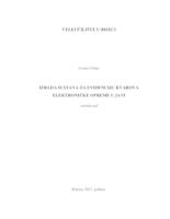 prikaz prve stranice dokumenta Izrada sustava za evidenciju kvarova elektroničke opreme u Javi
