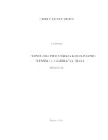 prikaz prve stranice dokumenta Tehnološki procesi rada kontejnerskog terminala Zagrebačka obala