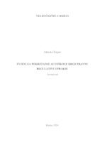 prikaz prve stranice dokumenta Uvjeti za pokretanje autoškole kroz pravnu regulativu i praksu