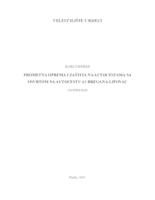 prikaz prve stranice dokumenta Prometna oprema i zaštita na autocestama sa osvrtom na autocestu A3 Bregana - Lipovac