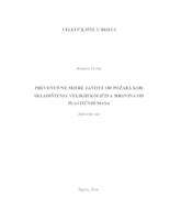 prikaz prve stranice dokumenta Preventivne mjere zaštite od požara kod skladištenja velikih količina sirovina od plastičnih masa